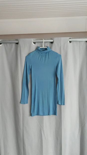 Tunique col roulé bleu Promod 34