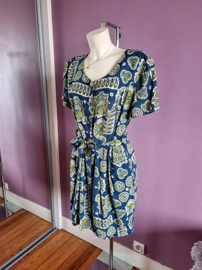 Robe vintage à motif mandala