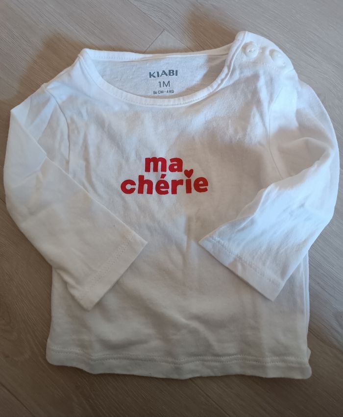Lot leggings + t-shirt manches longues 1 mois - photo numéro 2