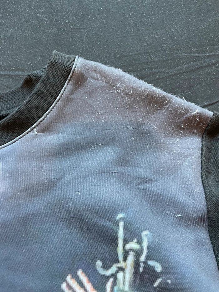 Sweat noir et scène antique taille S - photo numéro 4