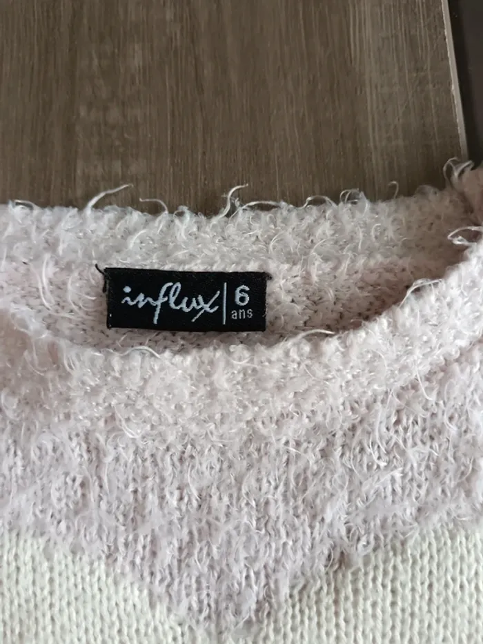 Pulls epais col rond filles 6 ans - photo numéro 2