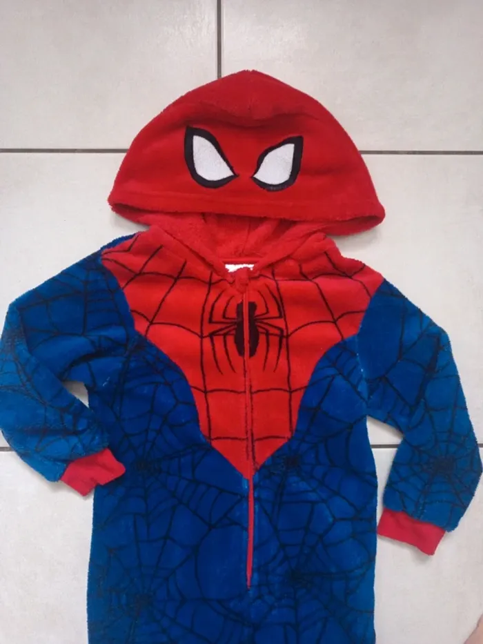 Combinaison polaire spider man - photo numéro 2