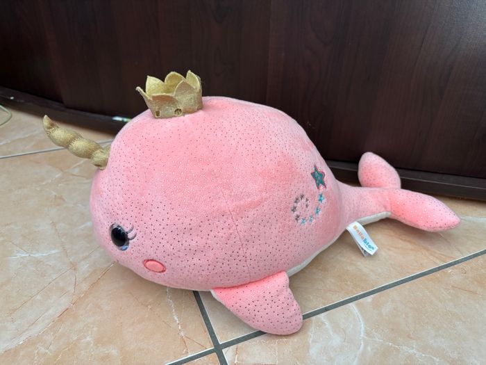 Peluche veilleuse Narval