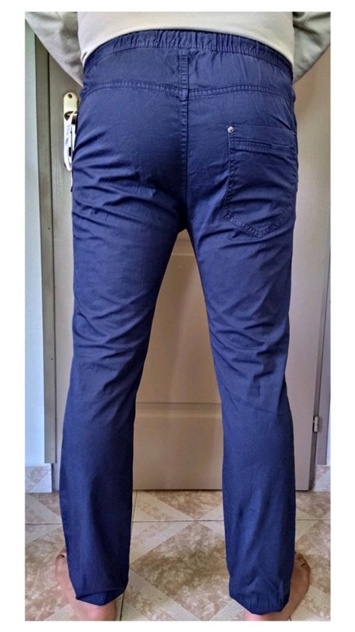 Pantalon élastique en coton taille 42 - photo numéro 2