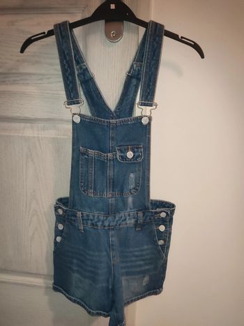 Salopette short en jean