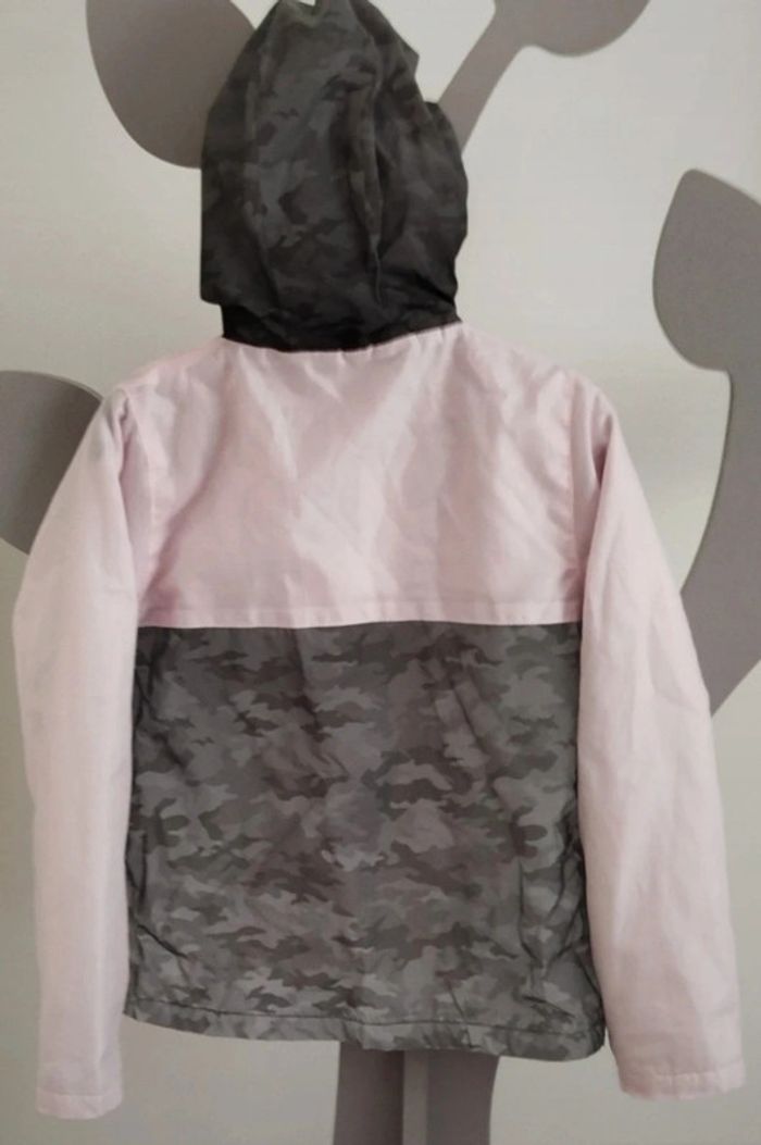 Coupe vent doublé polaire rose et gris Influx taille 8 ans - photo numéro 2