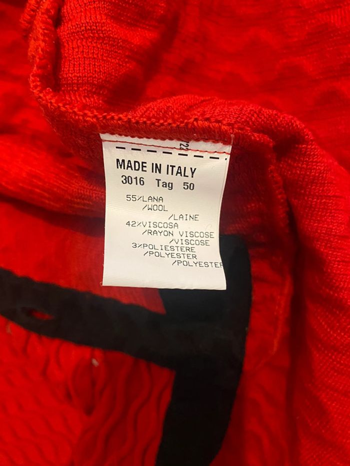 Veste en laine rouge Stizzoli taille 50 IT (46 FR) - photo numéro 5