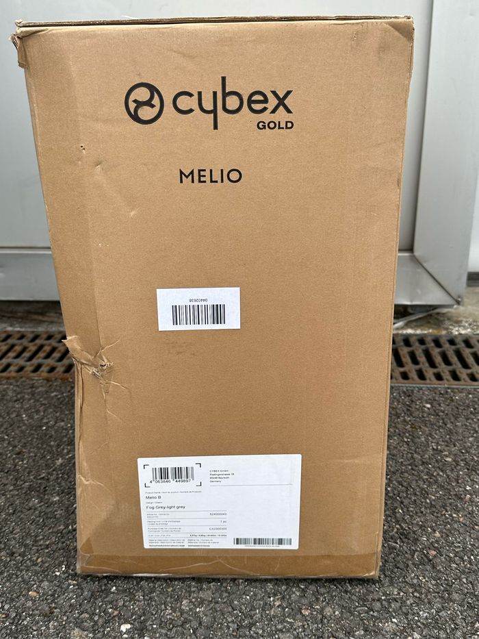 Poussette melio 4 fog grey cybex neuve sous carton - photo numéro 6