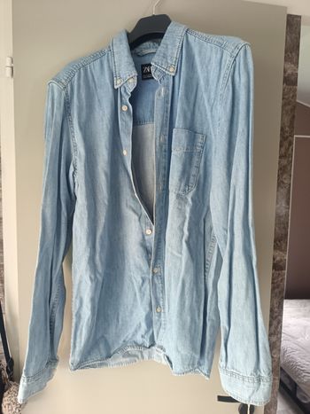 Chemise jean Zara homme TS