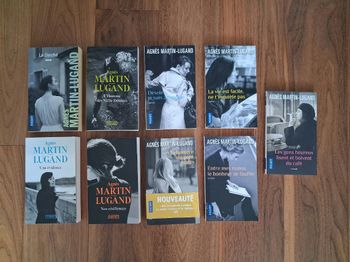 Lot de 9 romans d'Agnès Martin-Lugand