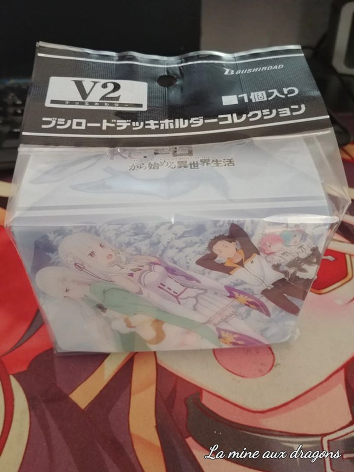 Bushiroad Deck Holder Re:zero Collection V2 Vol. 1339 Box card Emilia Rem Ram Subaru