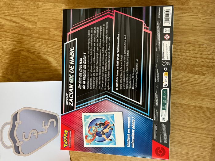 Lot de 5 Coffrets Pokémon, 4 boosters, Zacian-ex de Nabil, en français - photo numéro 3