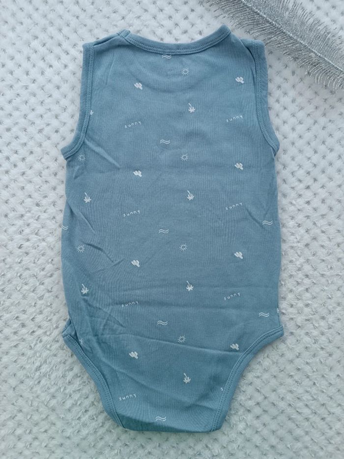 🔸Body Bleu Sans Manches Garçon - Kiabi 24 Mois🔸 - photo numéro 8
