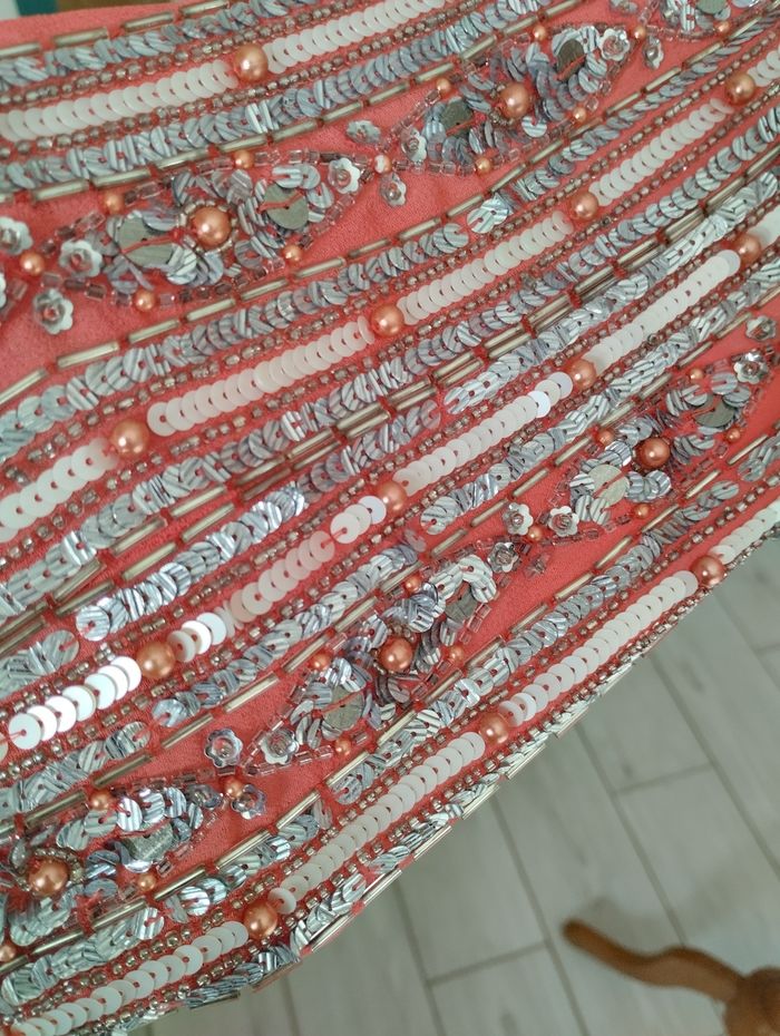 Blouse corail et argenté 🩷 - photo numéro 4