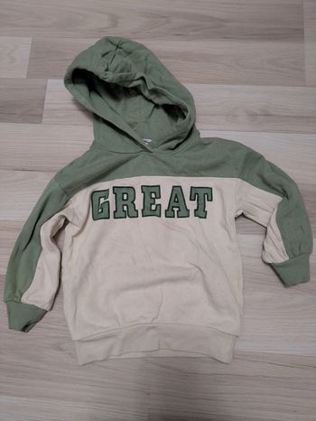 Sweat à capuche garçon 4 ans