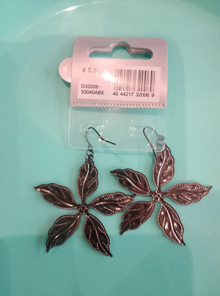 Boucles d'oreilles pendantes Femme Fille - photo numéro 3