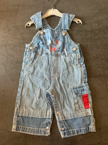 Salopette en jean enfant 9m