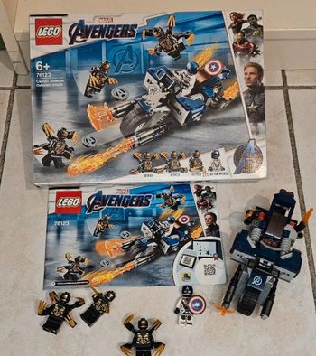 76123 lego Captain America: Outriders Attack