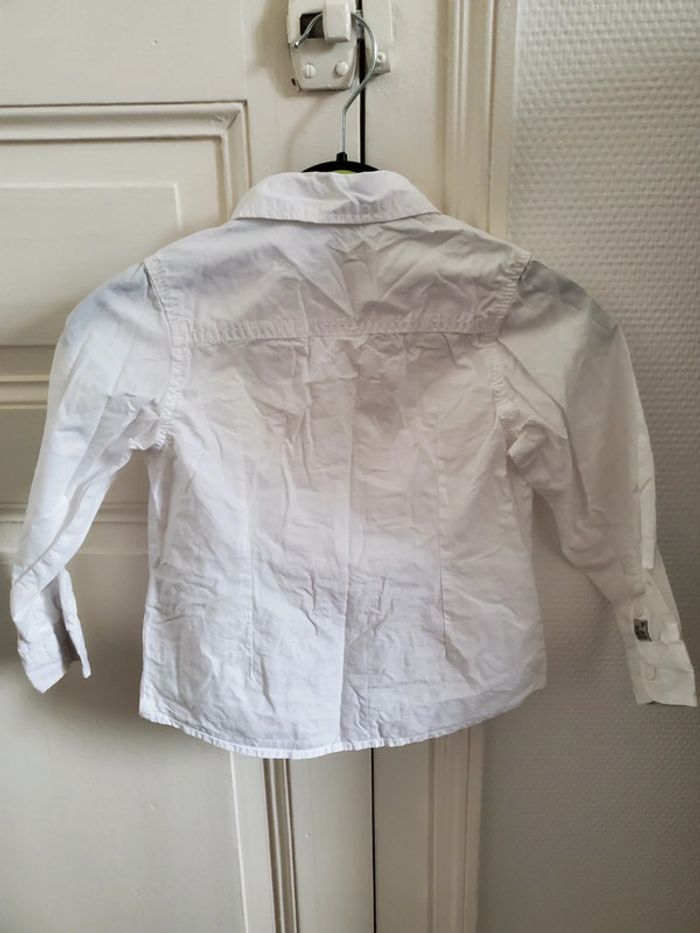 Chemise blanche manches longues 3ans - photo numéro 4