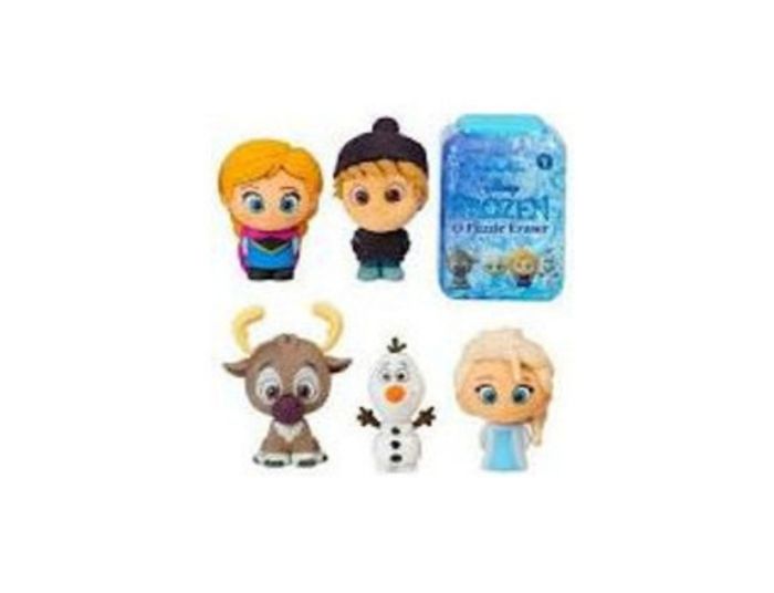 Lot de 3 gomme 3d la reine des neiges - photo numéro 2