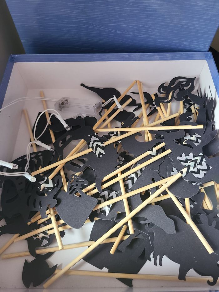 Lot Silhouettes pour théâtre d'ombre et théâtre - photo numéro 2