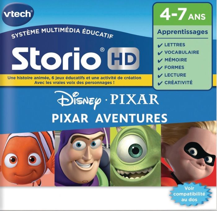 Jeu Storio HD Disney - Pixar Aventures