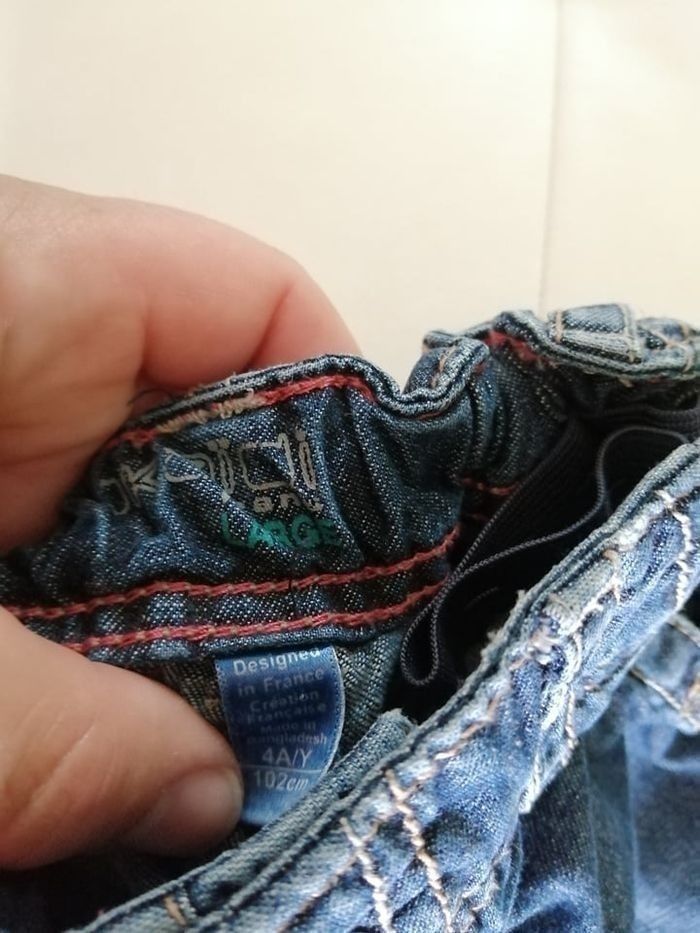 Short en jean 4 ans garçon Okaïdi - photo numéro 2