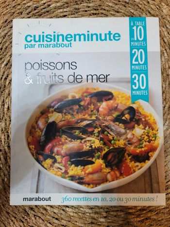 Cuisine minute poissons et fruits de mer