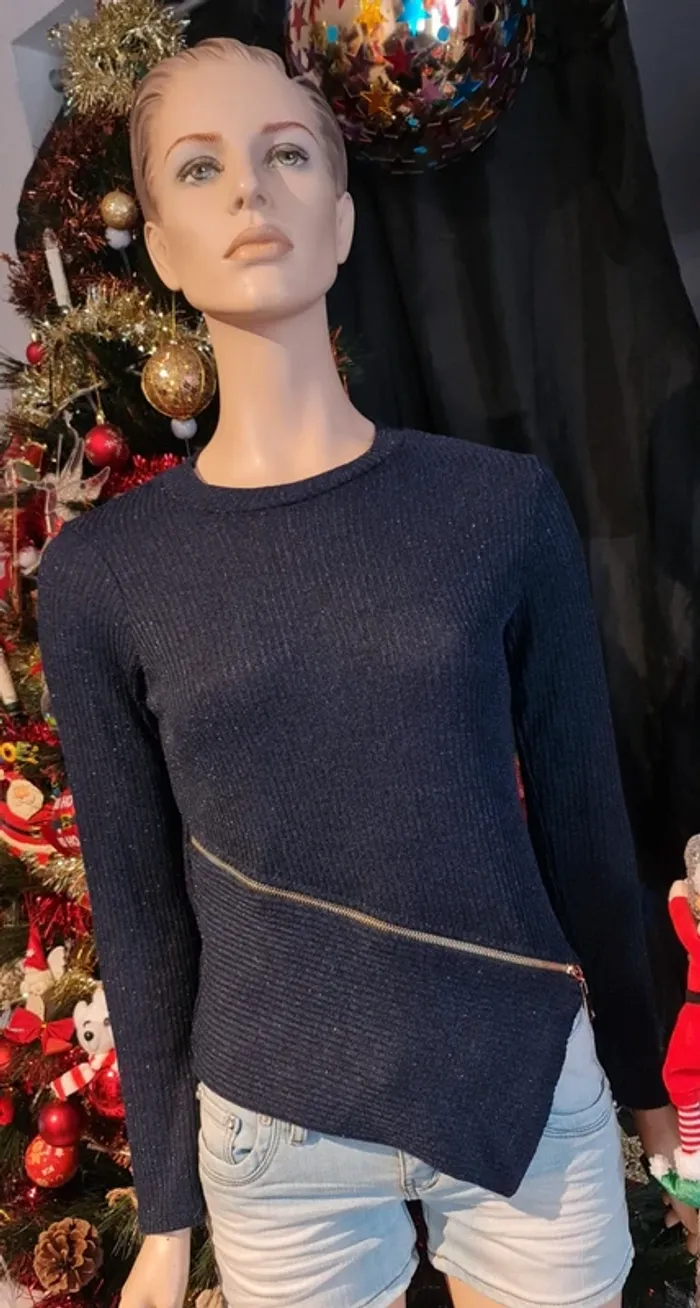 Haut femme pailleté - photo numéro 4