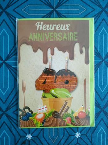 Carte postale 40 ans