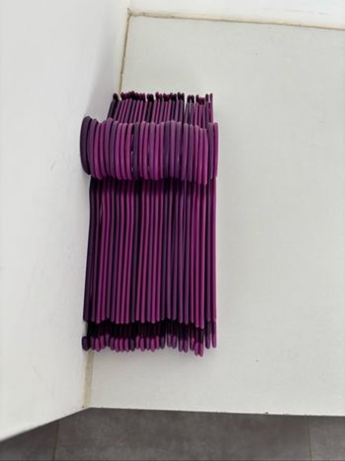 lot 25 cintres enfant violet et rose - photo numéro 2