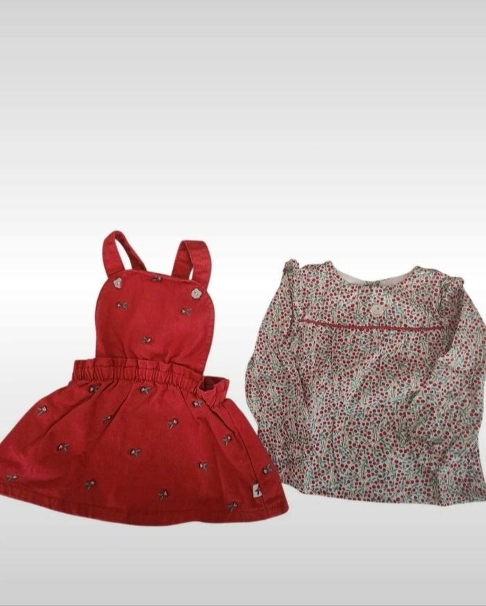 Robe et chemise sergent major 6 mois - photo numéro 2