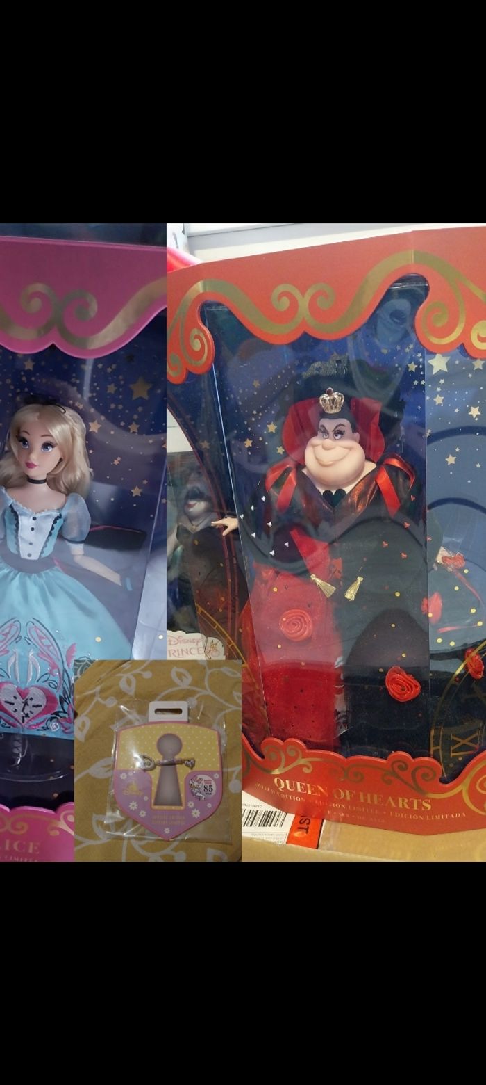 Poupées Alice et Reine de Coeur Masquerade Limited Designer Limitada - photo numéro 3