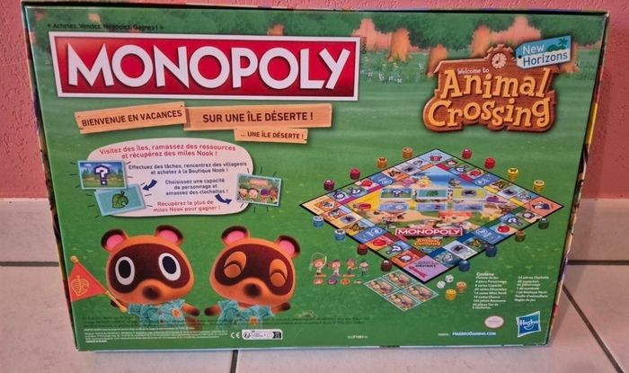 Jeu de société Monopoly Animal crossing neuf - photo numéro 2
