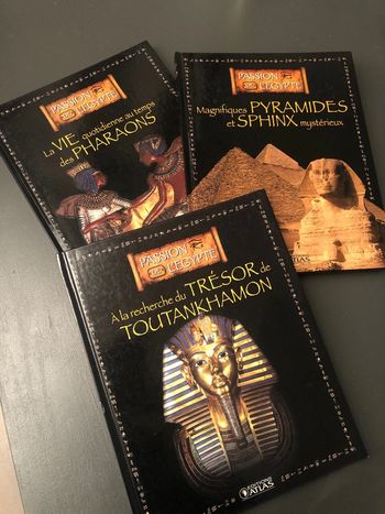 3 livres passion de l’Égypte