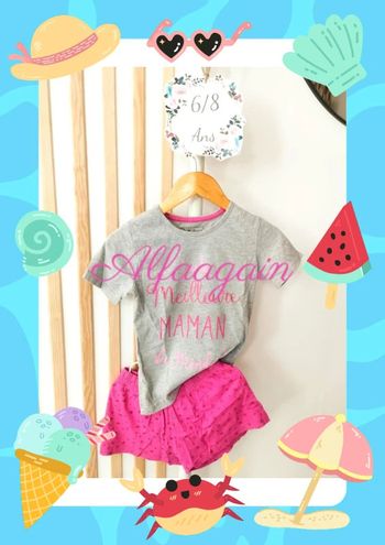 Pyjama short 6/8ans