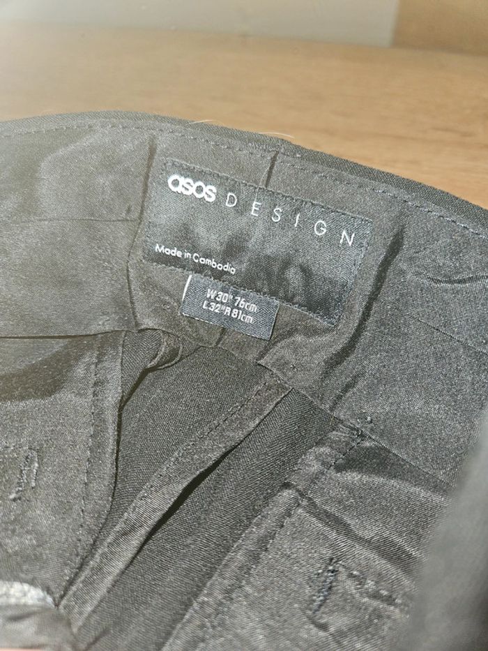 Pantalon habillé léger asos homme W30 L32 - photo numéro 2
