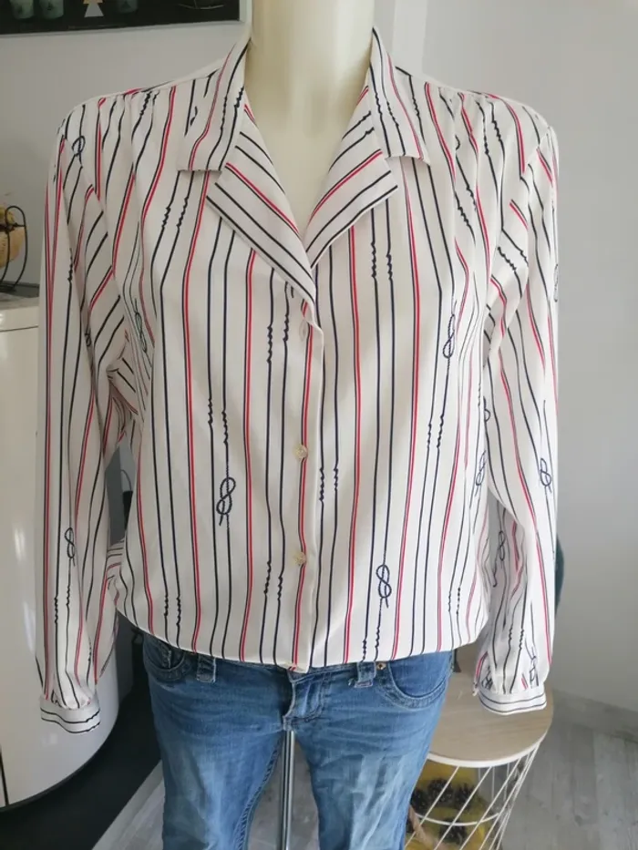 Chemise vintage claude pary 46