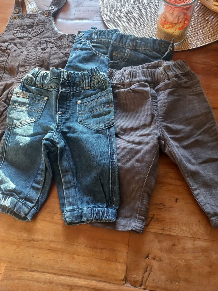 Lot pantalons bébé 3 mois - photo numéro 4