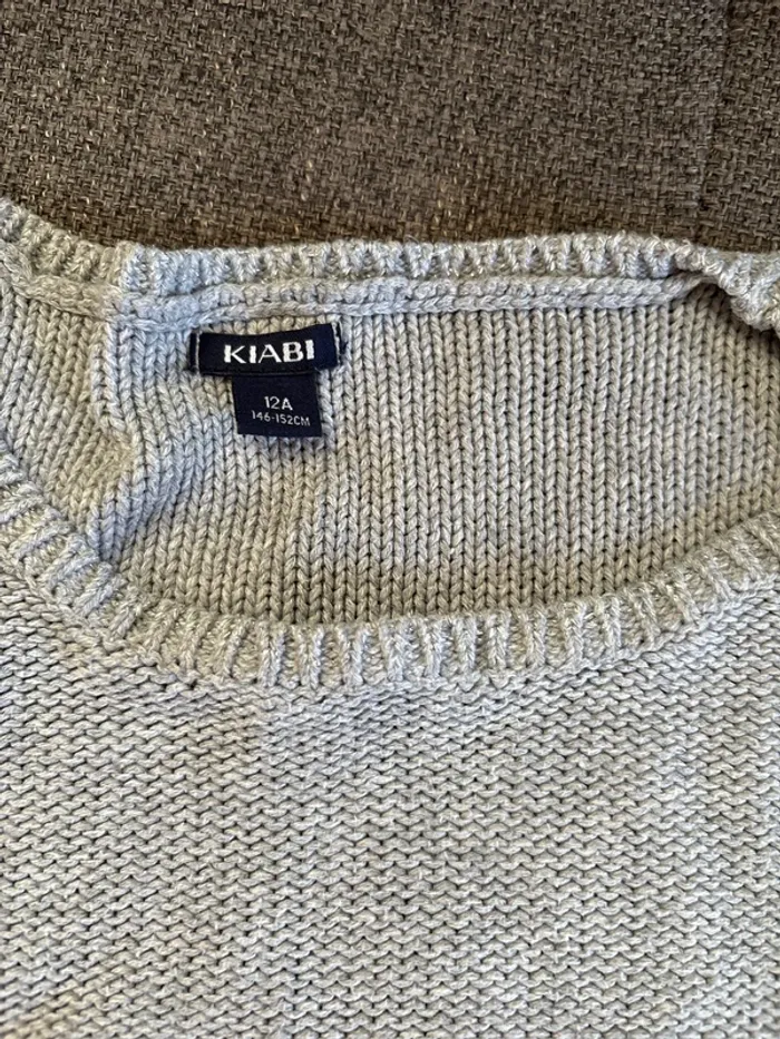 Pull enfant gris kiabi gris - photo numéro 2