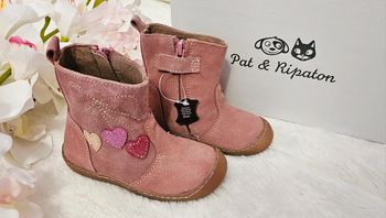 Bottes Bottines Cuir Zip Semelle Flexible Pat et Ripaton T22