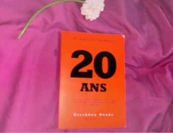 20 ans birthday books