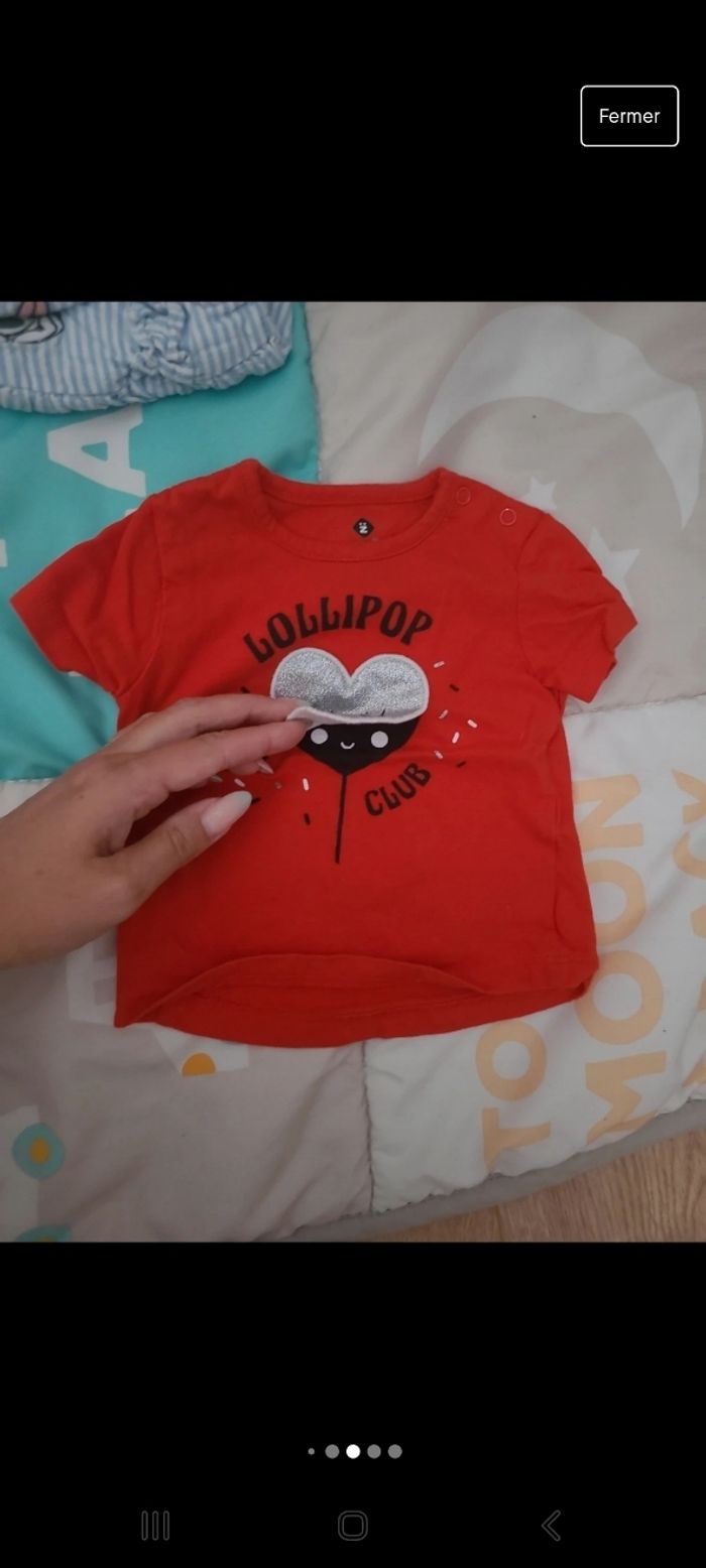 Lot tee shirts - photo numéro 3