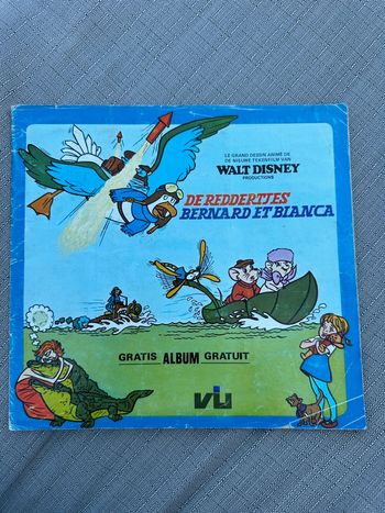 Album VIU ancien (type Panini) complet vignettes Walt Disney Bernard et Bianca vintage