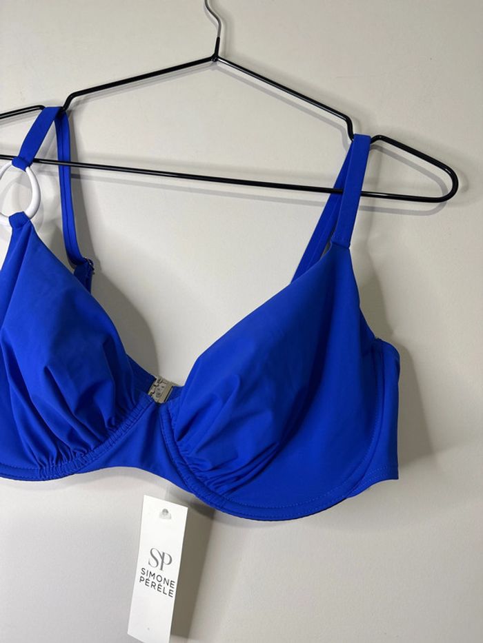 👙🌞Haut de maillot de bain femme - bleu roi- Simone Pérèle- 100Dneuf avec étiquette - photo numéro 6