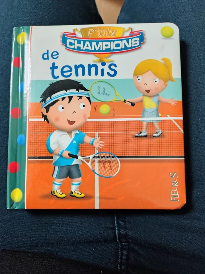 P'tits champions de tennis Fleurus parfait état comme neuf page cartonné