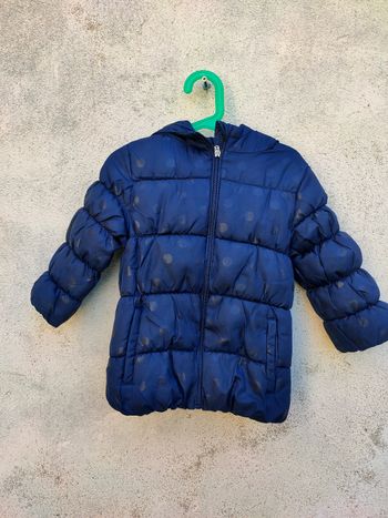Doudoune bleu marine taille 3 ans