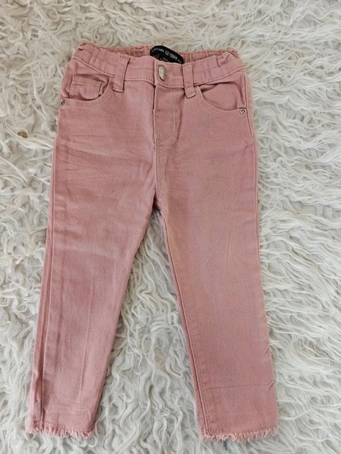 Pantalon rose pâle taille 86 cm - photo numéro 3