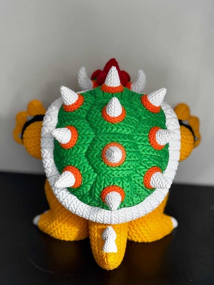 Bowser version tricoté 30cm - photo numéro 2