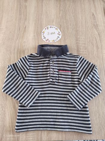 Polo à manches longues garçon 3ans orchestra tbe